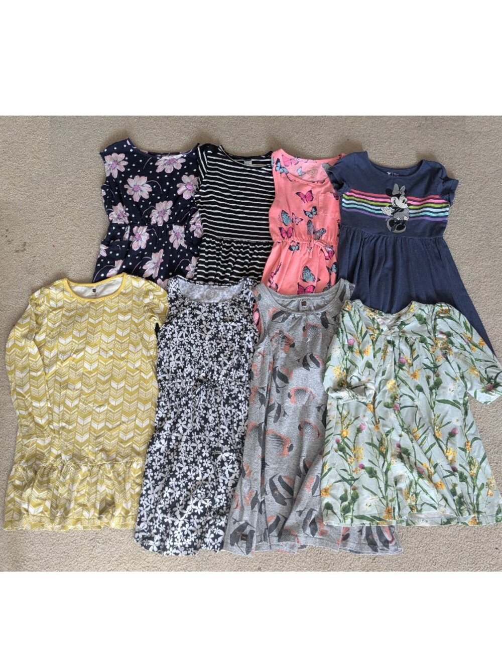 Lot of Girls Casual Dresses - 7/8, Medium